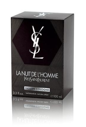 إيف سان لوران تطلق عطر La Nuit de l’Homme Frozen Cologne